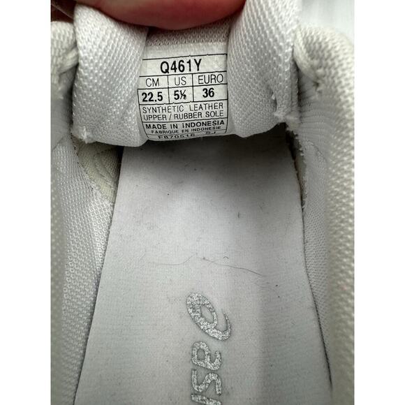 USED Asics TUMBLINA Women's Cheer Shoe White US Size 5.5 Medium NIB - Picture 10 of 11